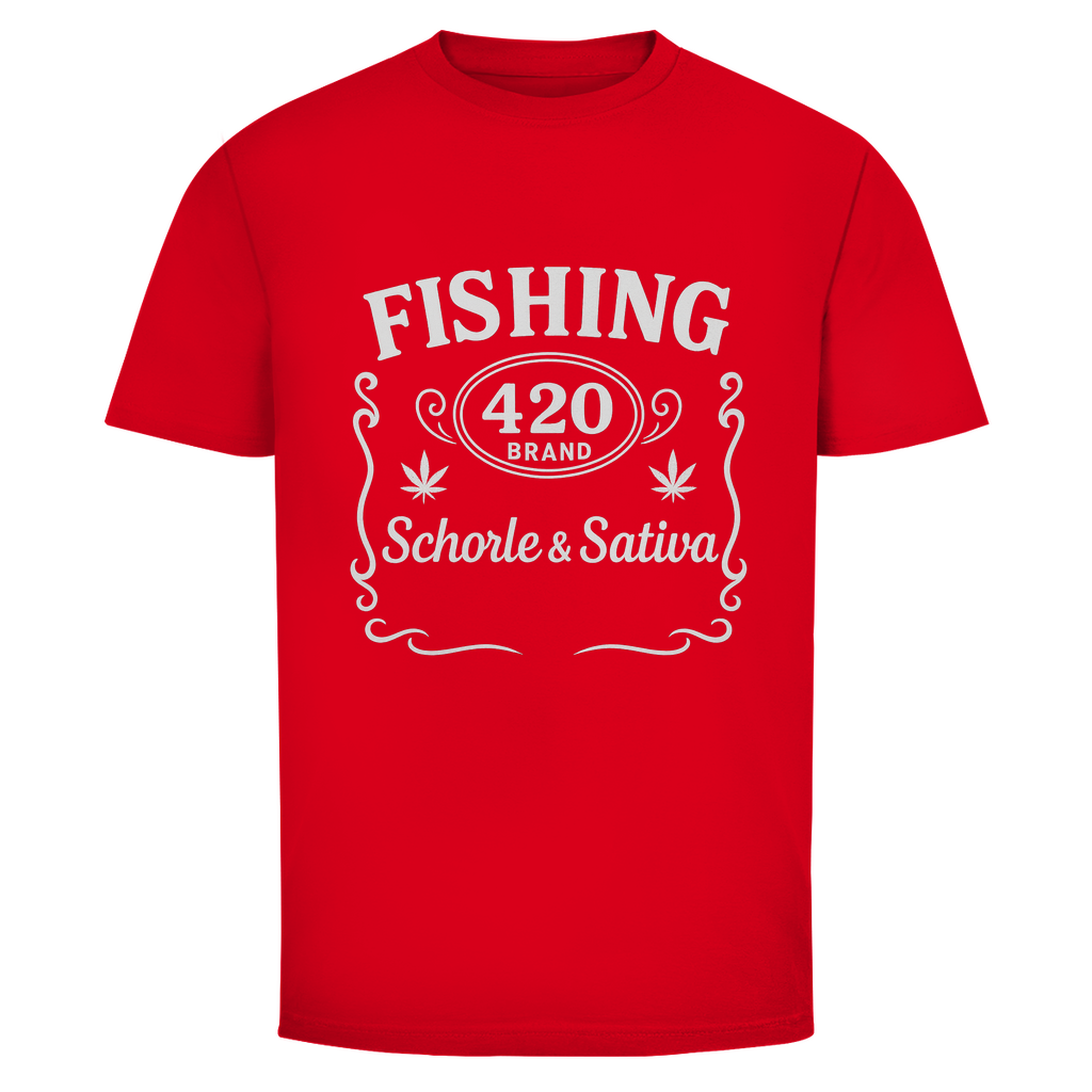 Fishing 420 Shirt – Schorle & Sativa Angler T-Shirt