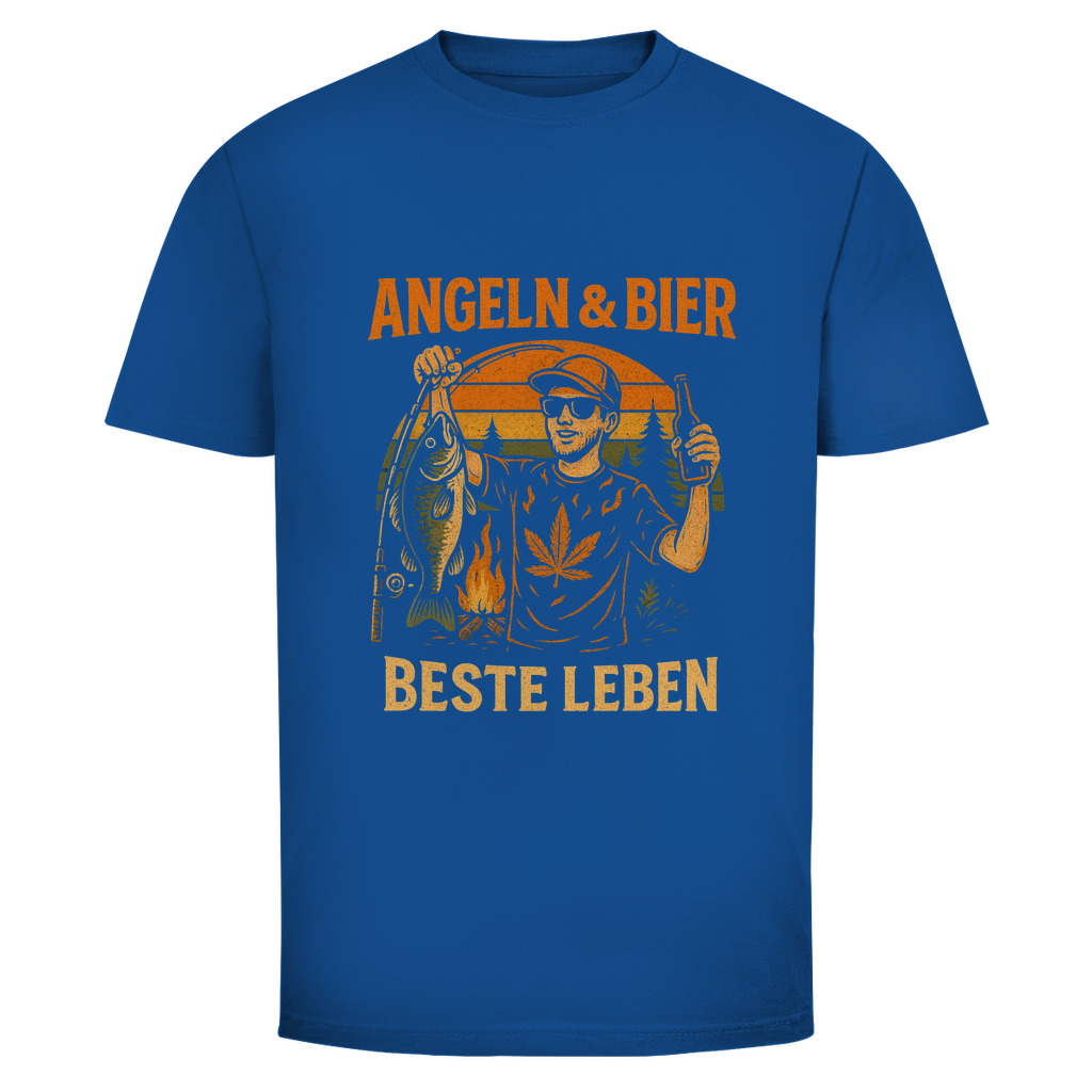 Angeln & Bier T-Shirt – Beste Leben | Wild Boys Streetwear