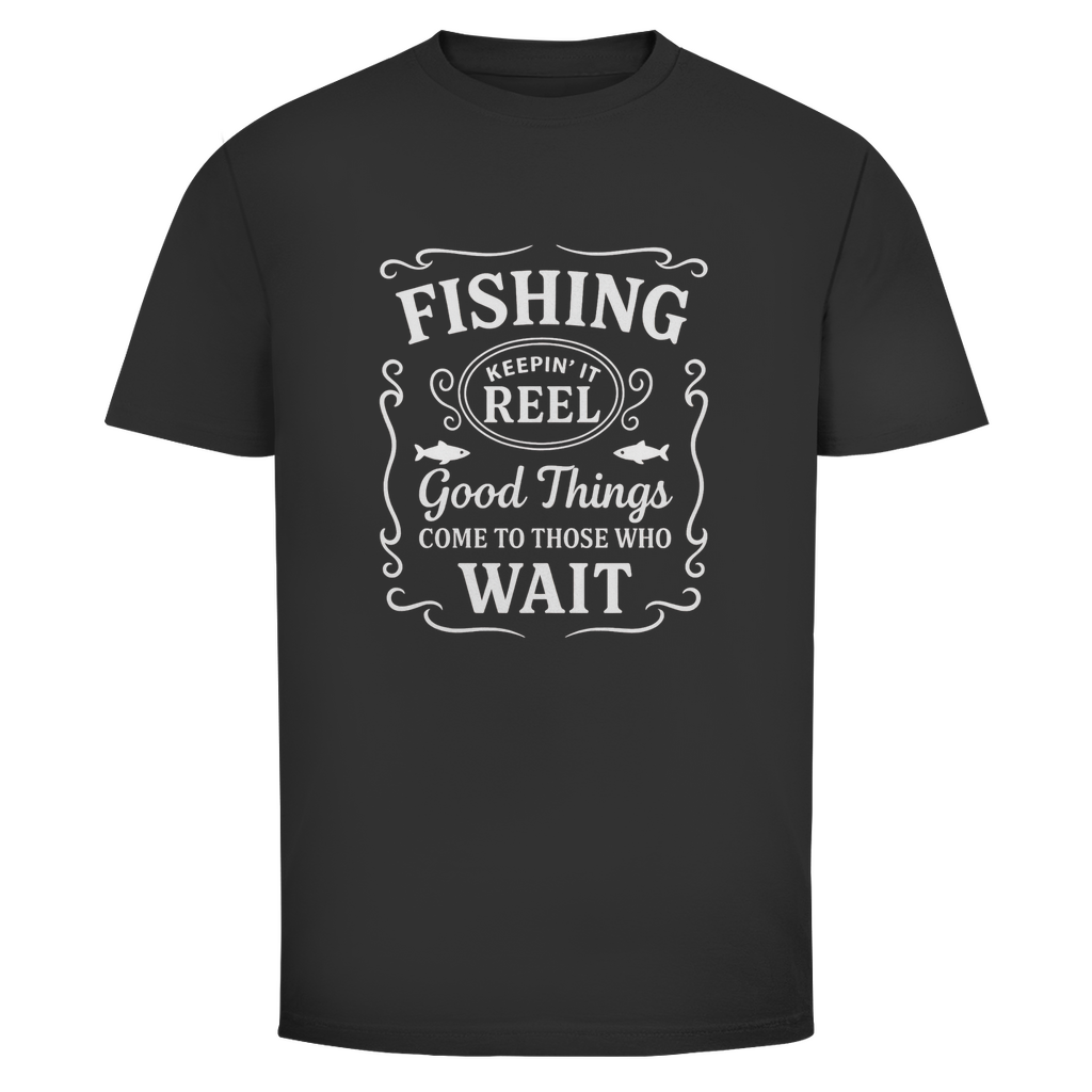 „Fishing Shirt – Keepin’ it Reel | Angler T-Shirt mit Spruch“