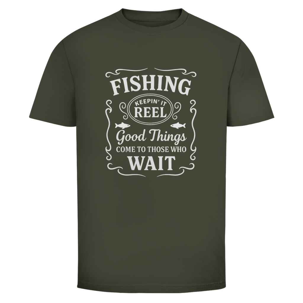 „Fishing Shirt – Keepin’ it Reel | Angler T-Shirt mit Spruch“