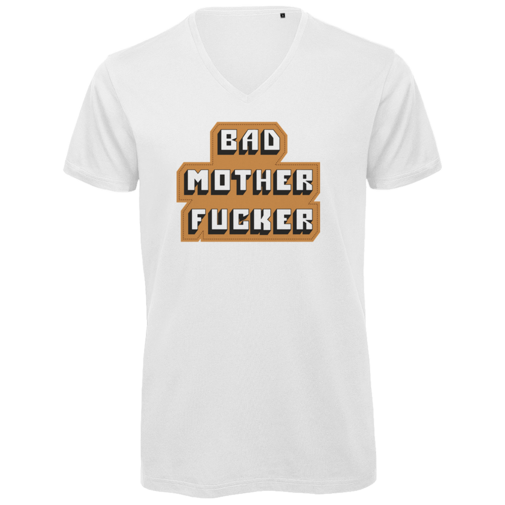 Herren Premium Bio V-Neck T-Shirt Bad