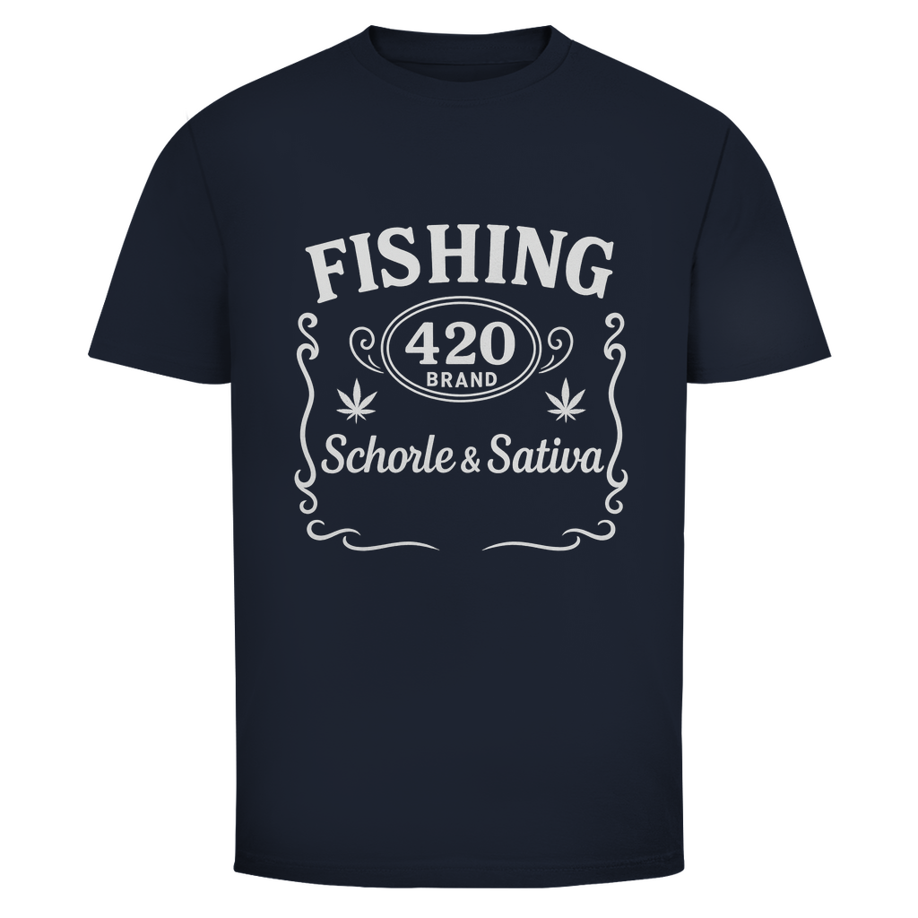 Fishing 420 Shirt – Schorle & Sativa Angler T-Shirt