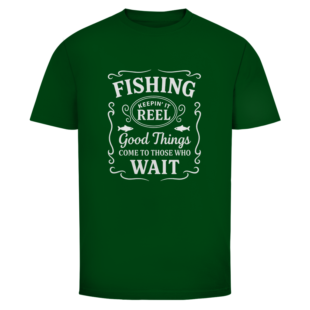 „Fishing Shirt – Keepin’ it Reel | Angler T-Shirt mit Spruch“