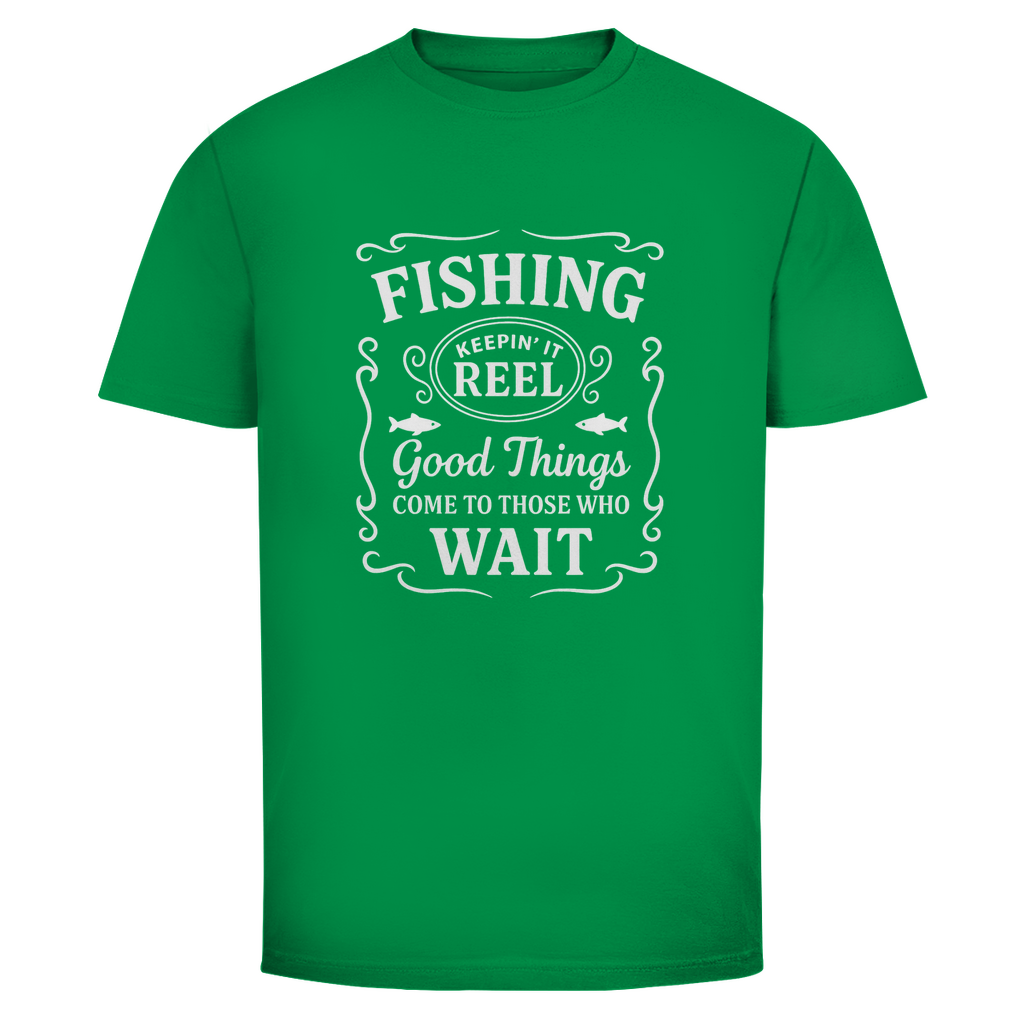 „Fishing Shirt – Keepin’ it Reel | Angler T-Shirt mit Spruch“