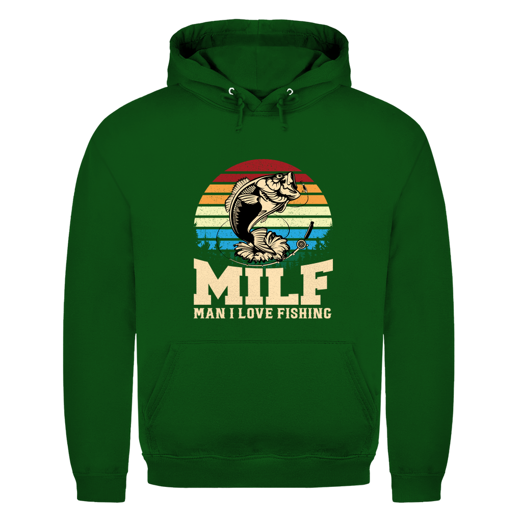 Herren Hoodie Milf