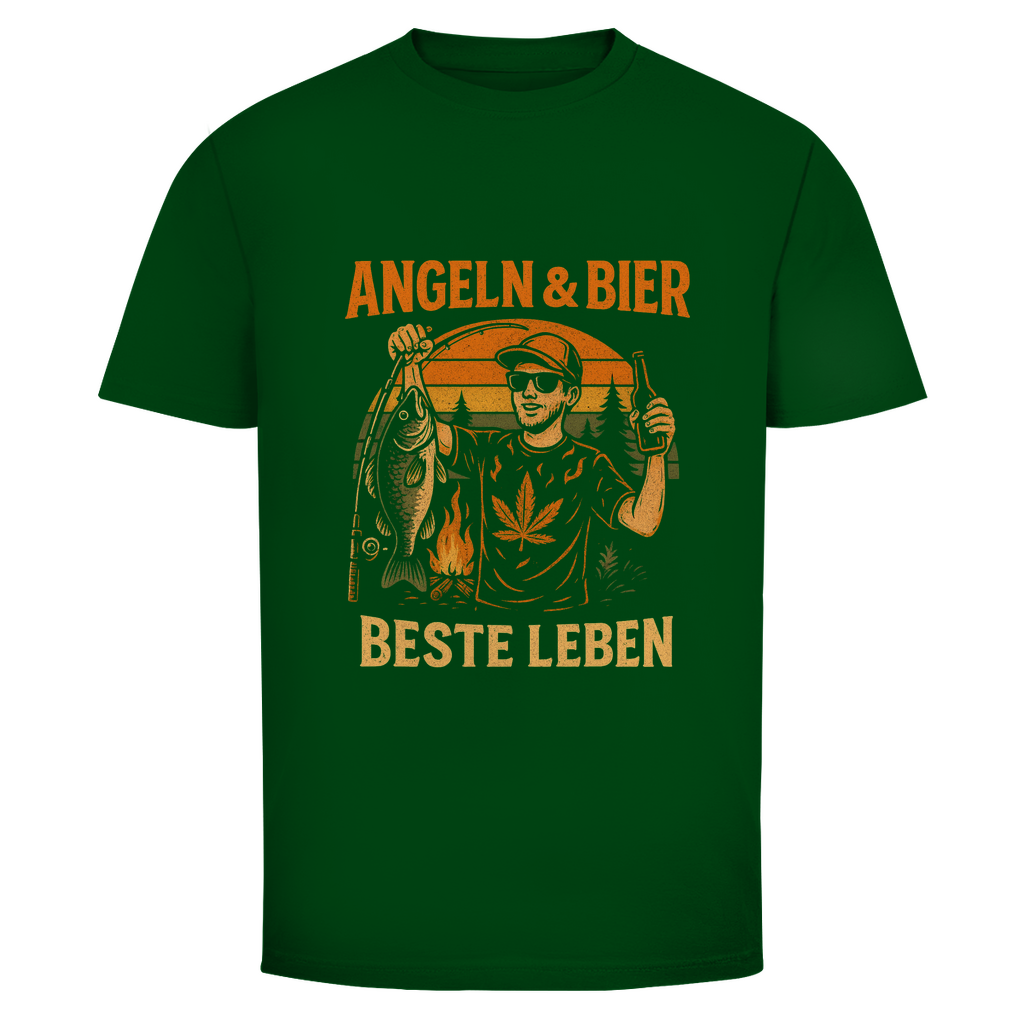 Angeln & Bier T-Shirt – Beste Leben | Wild Boys Streetwear