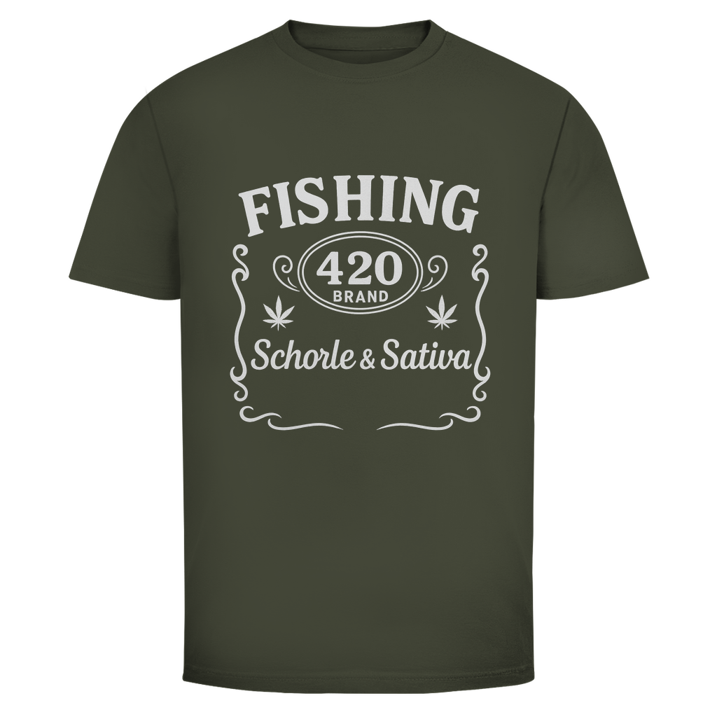 Fishing 420 Shirt – Schorle & Sativa Angler T-Shirt