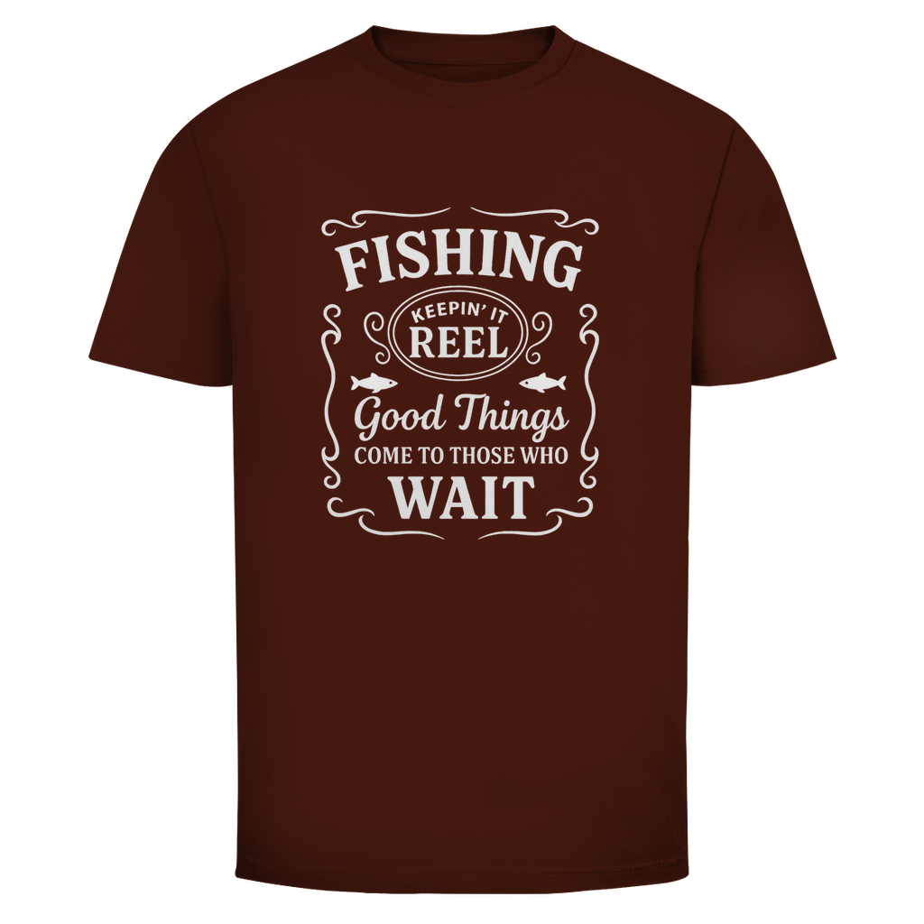 „Fishing Shirt – Keepin’ it Reel | Angler T-Shirt mit Spruch“