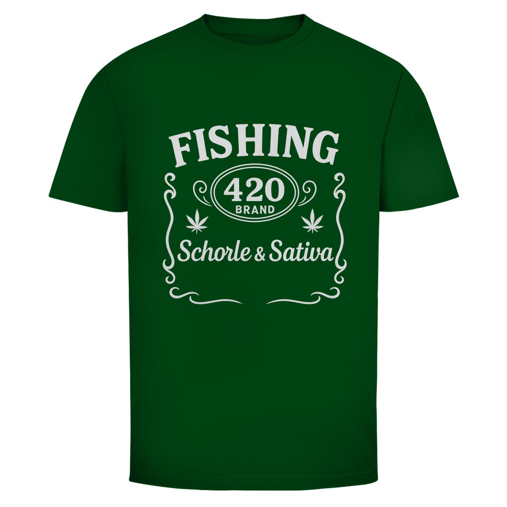 Fishing 420 Shirt – Schorle & Sativa Angler T-Shirt