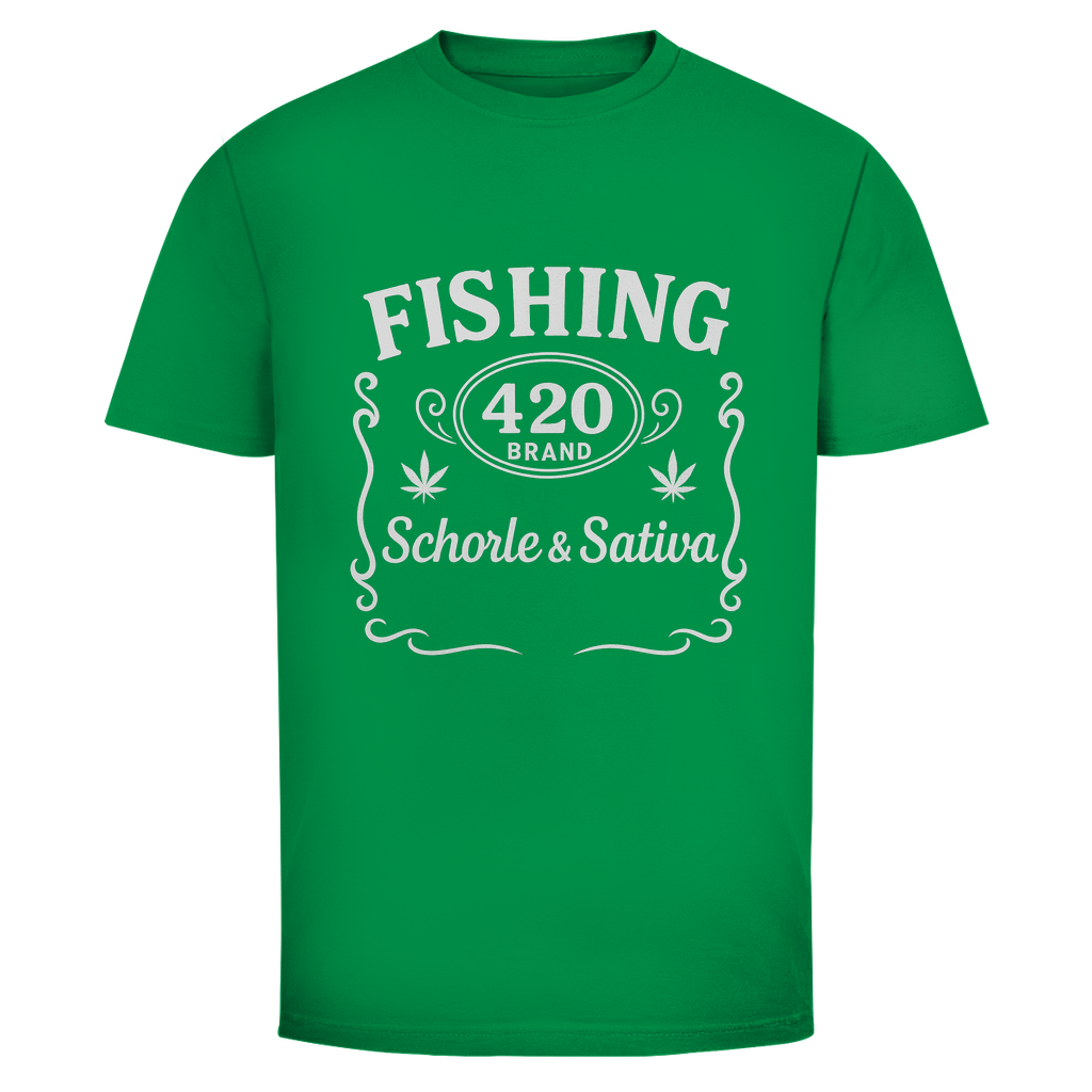 Fishing 420 Shirt – Schorle & Sativa Angler T-Shirt