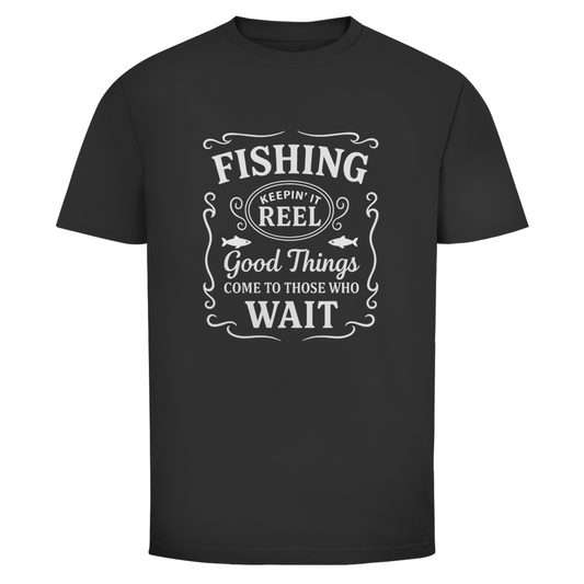 „Fishing Shirt – Keepin’ it Reel | Angler T-Shirt mit Spruch“