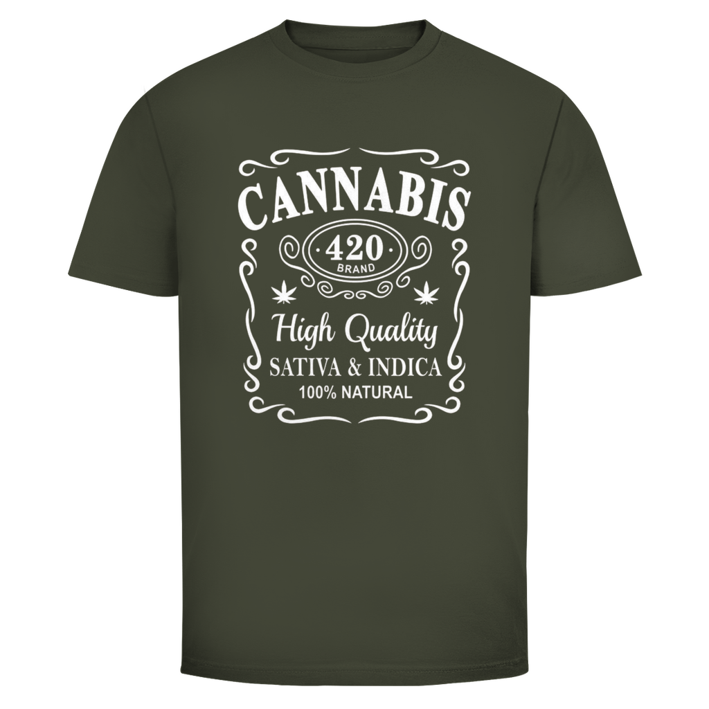 High Quality Green Label – Premium Cannabis T-Shirt