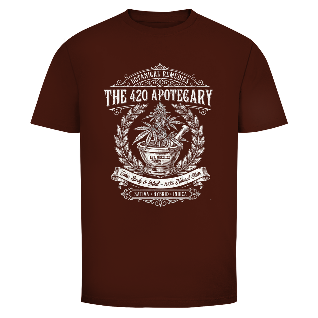 The 420 Apothecary – Vintage Cannabis T-Shirt | Herbal Blend Streetwear