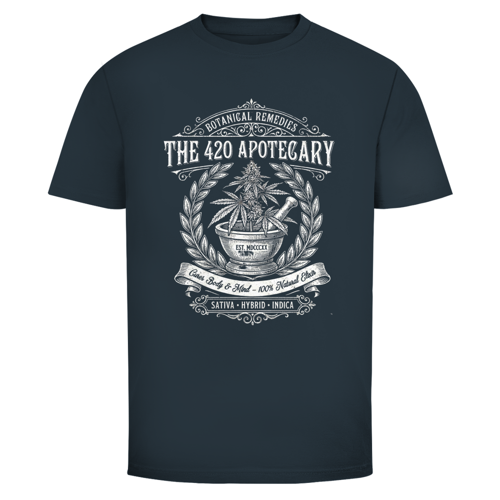 The 420 Apothecary – Vintage Cannabis T-Shirt | Herbal Blend Streetwear