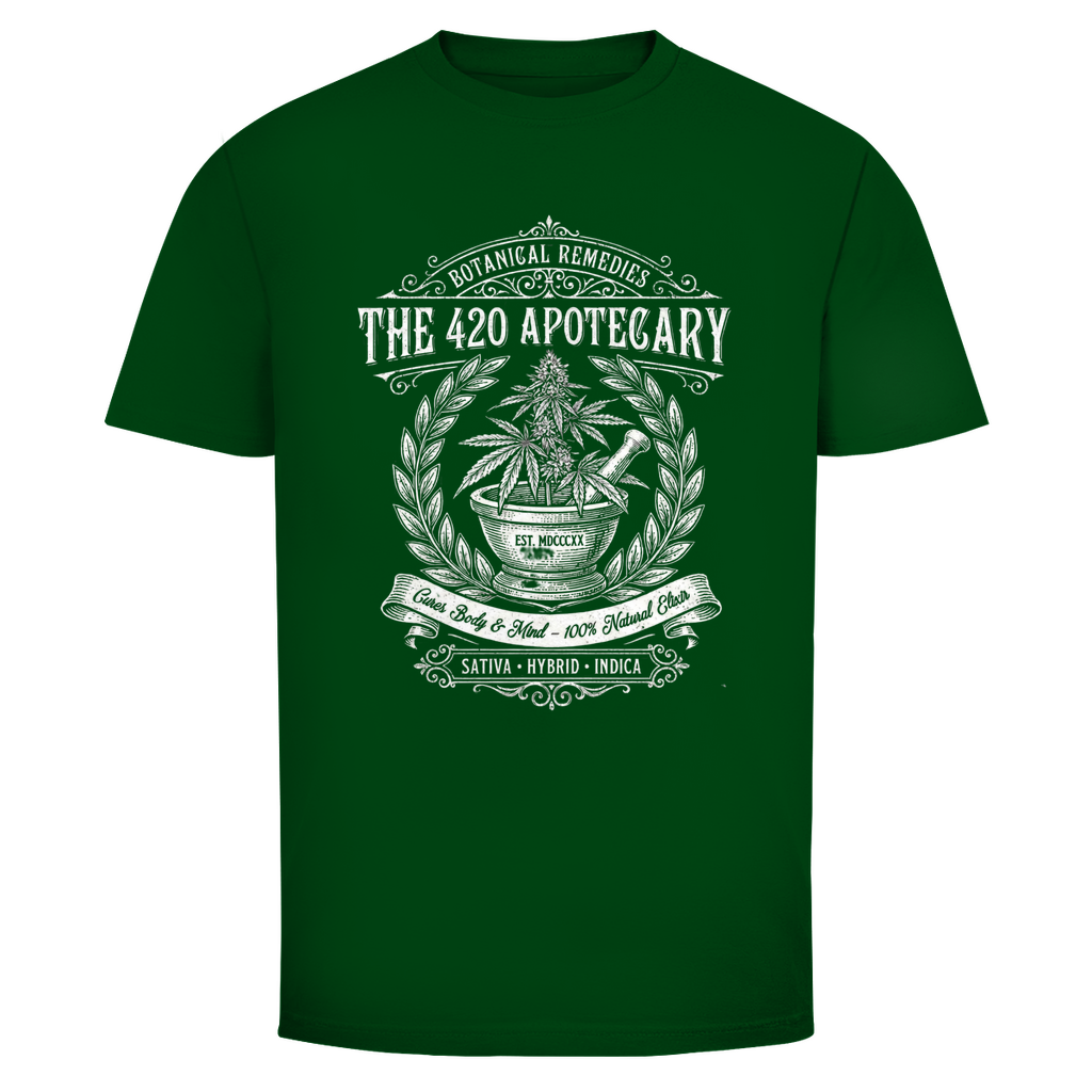 The 420 Apothecary – Vintage Cannabis T-Shirt | Herbal Blend Streetwear
