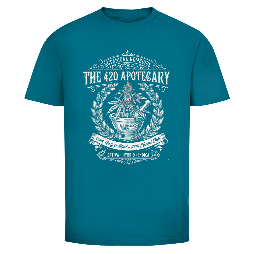 The 420 Apothecary – Vintage Cannabis T-Shirt | Herbal Blend Streetwear