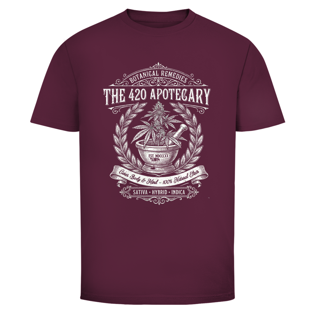The 420 Apothecary – Vintage Cannabis T-Shirt | Herbal Blend Streetwear