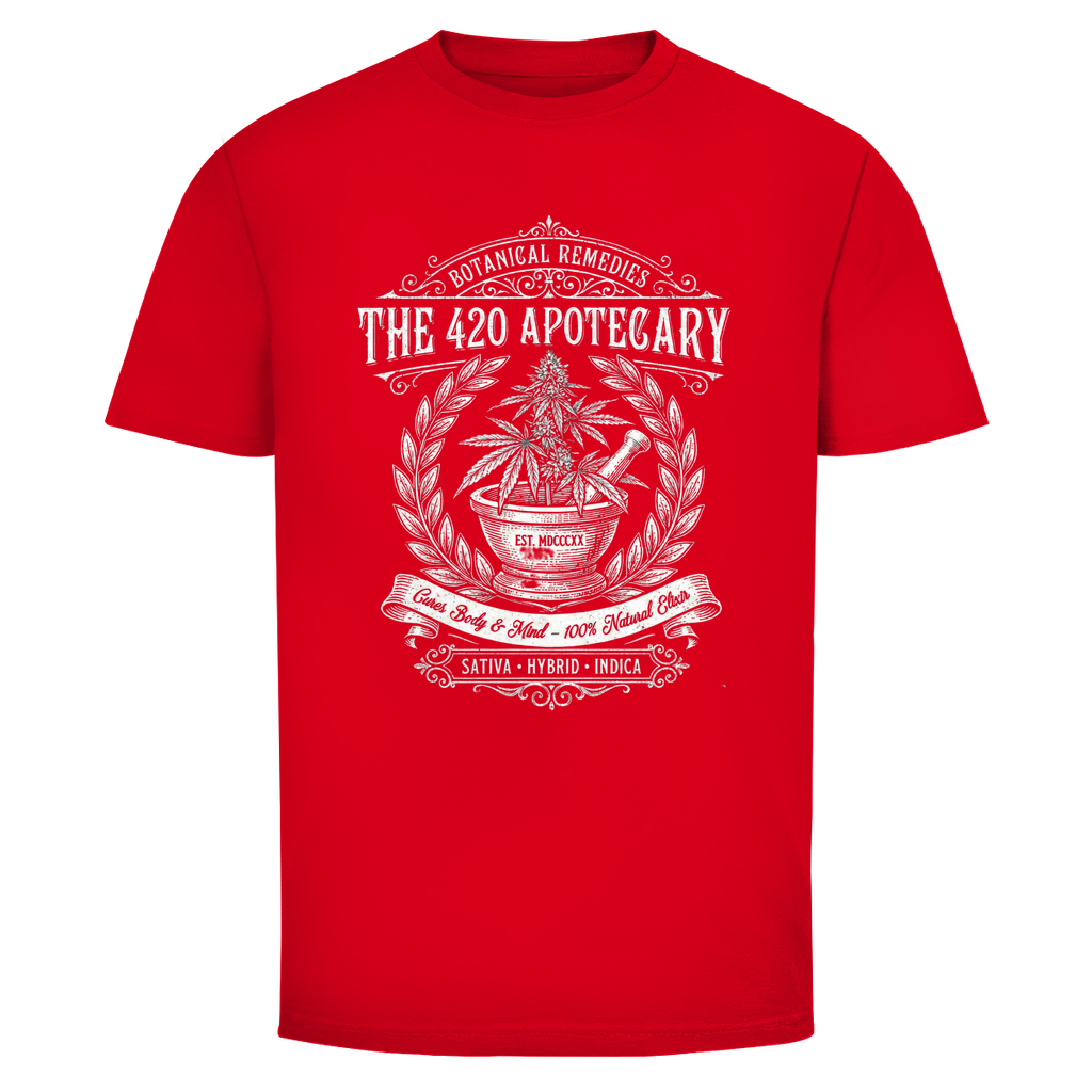 The 420 Apothecary – Vintage Cannabis T-Shirt | Herbal Blend Streetwear