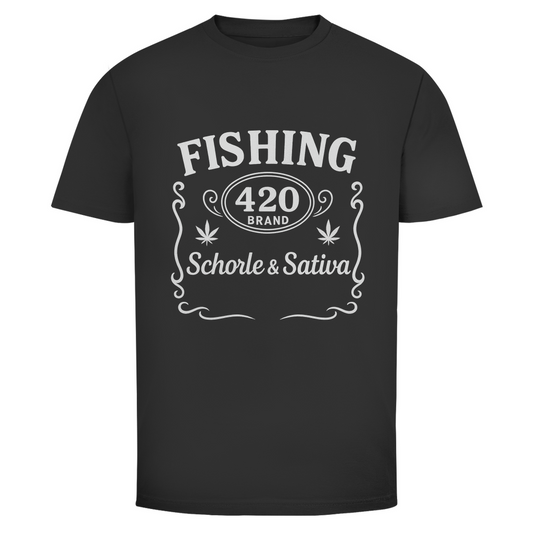 Fishing 420 Shirt – Schorle & Sativa Angler T-Shirt