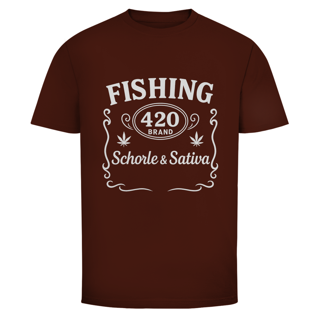 Fishing 420 Shirt – Schorle & Sativa Angler T-Shirt