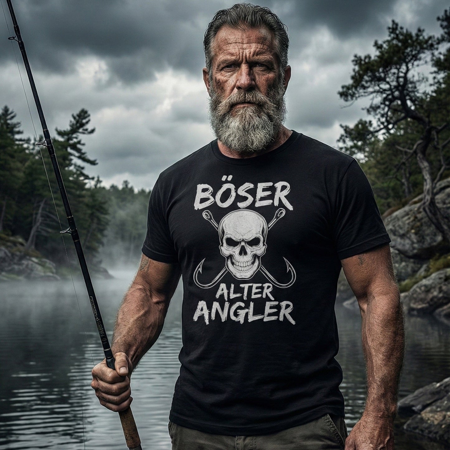 Böser alter Angler