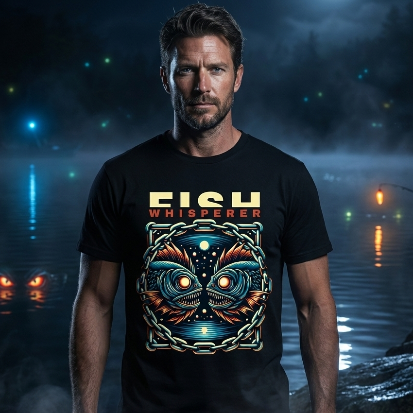 Fish Whisperer – Premium Angler T-Shirt für echte Fischer