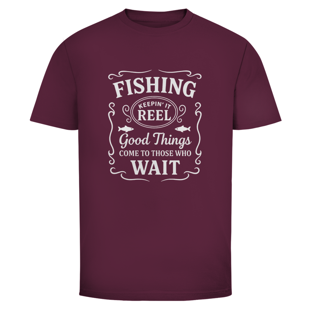 „Fishing Shirt – Keepin’ it Reel | Angler T-Shirt mit Spruch“